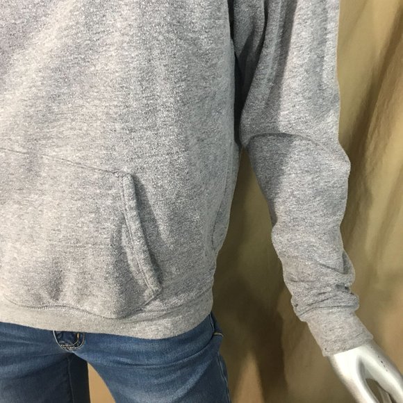 Pink by Victoria's Secret Small Grey Quarter Zip Sweatshirt Embroidered - Picture 6 of 13